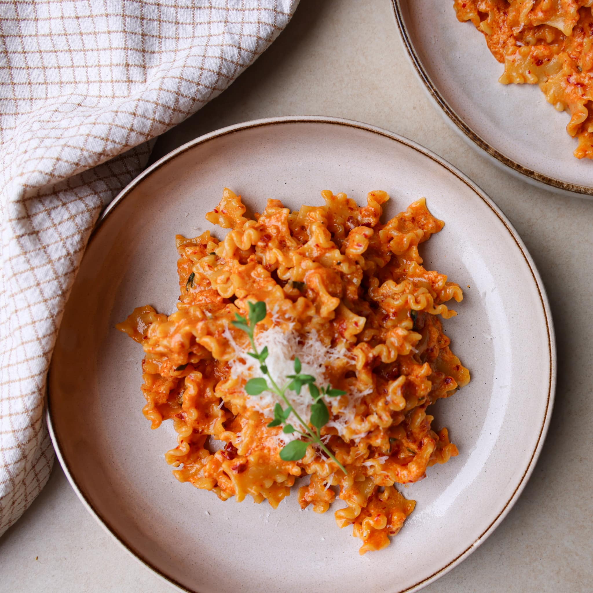 Cremet pasta med nduja