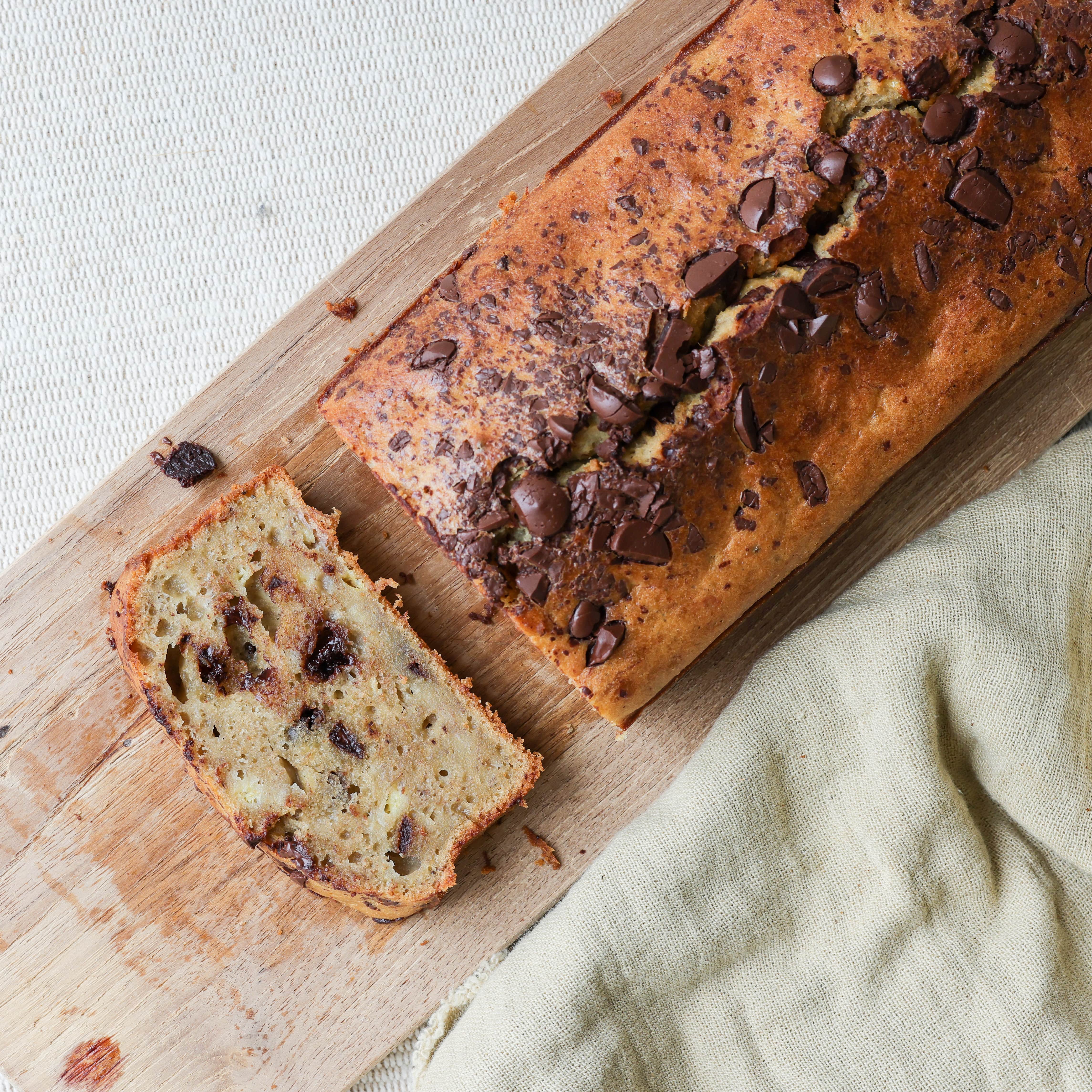 Bananbrød med brunet smør